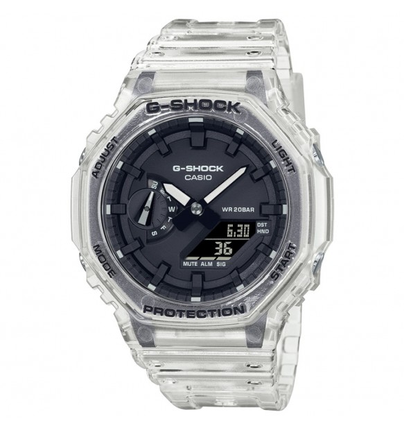 Orologio casio G-Shock transparent white GA-2100SKE-7AER