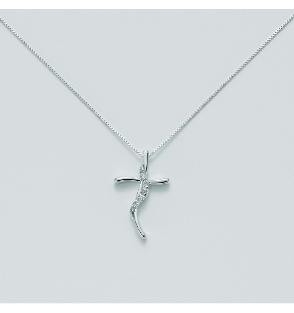 Collana Yukiko croci in diamanti CLD3080YX