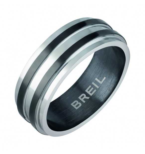 Anello Breil Joint black uomo