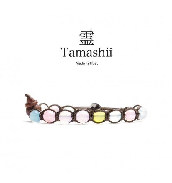 BRACCIALE TAMASHII AGATA ROSSA STRIATA BHS900-118