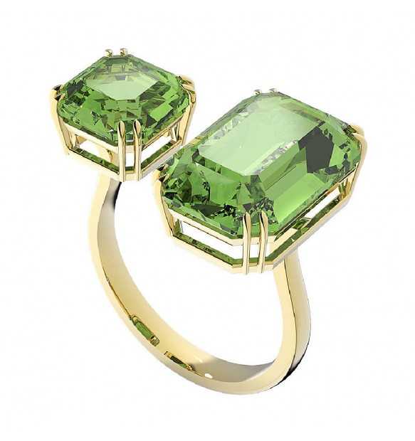 Anello Swarovski Millenia square verde donna