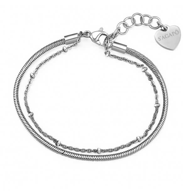 Bracciale Sagapo Chunky donna SHK23