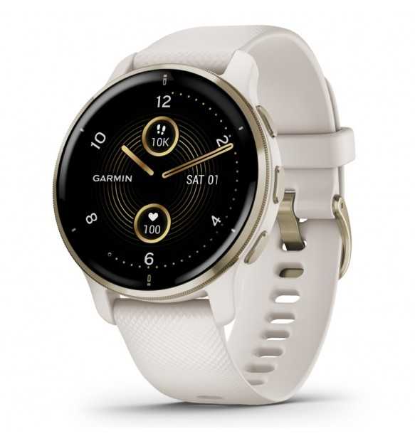 Smartwatch Garmin VENU 2 Plus ivory and cream gold 010-02496-12