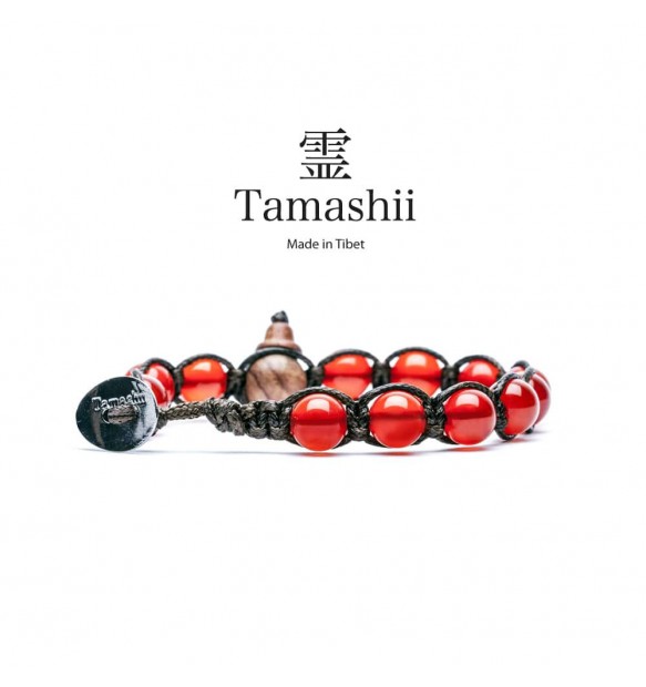 BRACCIALE TAMASHII AGATA ROSSO PASSIONE BHS900-124