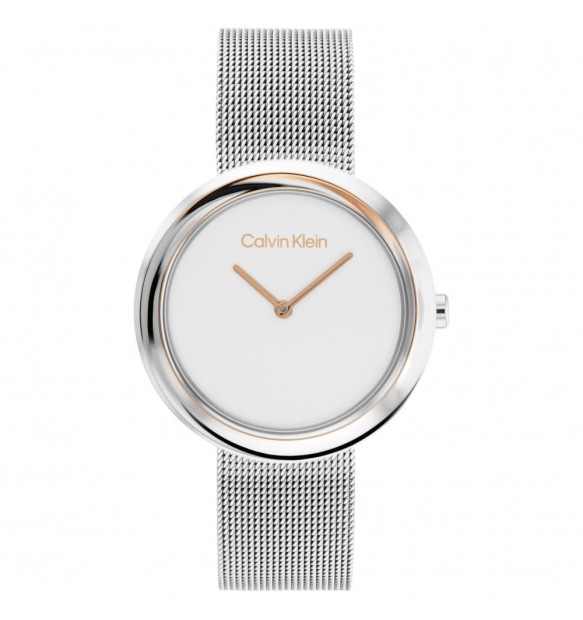 Orologio donna Calvin Klein Sculptural twisted bezel 25200011