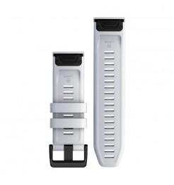 Cinturino Garmin QuickFit silicone bianco pietra 26 mm