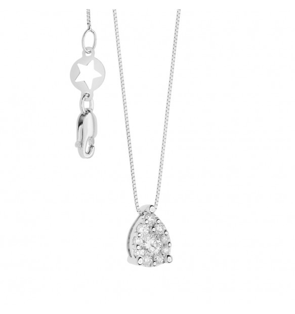 Collana Comete gioielli Rose di Diamanti donna GLB 1614