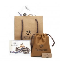 packaging Tamashii ruota della preghiera stone collar blu BHS1100-204