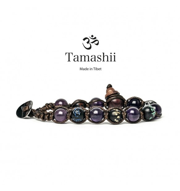 BRACCIALE TAMASHII MANTRA AMETISTA BHS200-09