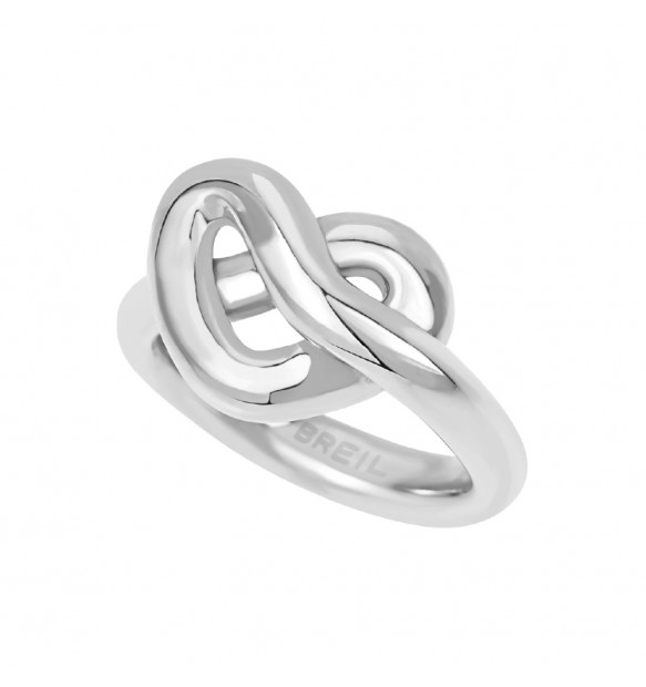 Anello Breil B & Me knot love silver donna