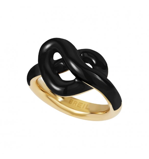 Anello Breil B & Me knot love nero donna