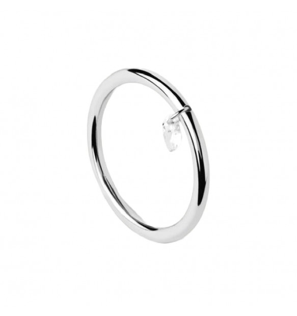 Anello PDPaola Solitario rain donna AN02-966