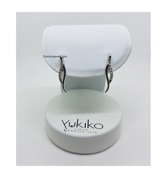 Orecchini Yukiko in oro bianco Erd1416y