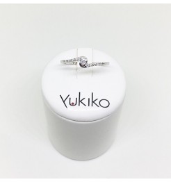 Anello Yukiko diamanti in oro bianco lid2310y005