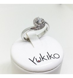 Anello Yukiko diamanti in oro bianco lid5115Y30
