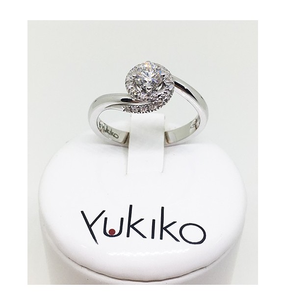 Anello Yukiko diamanti in oro bianco lid5115Y30