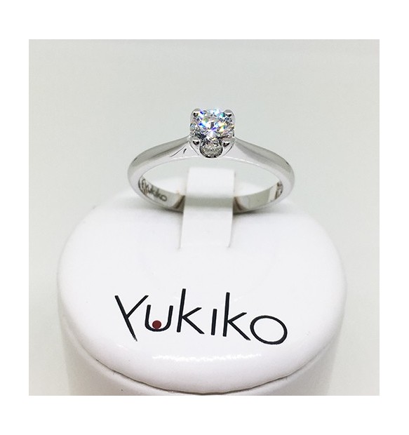Anello Yukiko diamanti in oro bianco lid5120y040g7