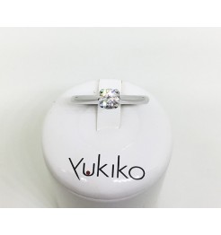 Anello Yukiko diamanti in oro bianco lid5120y040g7