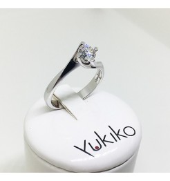 Anello Yukiko diamanti in oro bianco lid5119y050f5