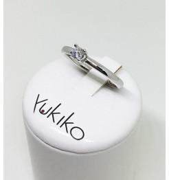Anello Yukiko diamanti in oro bianco lid1984yd16