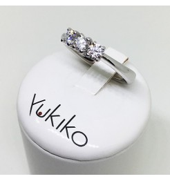 Anello Yukiko diamanti in oro bianco lid5099y020g4