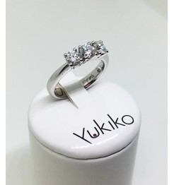 Anello Yukiko diamanti in oro bianco lid5099y034g4