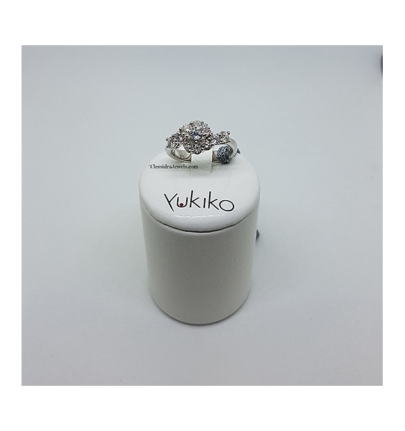 Anello Yukiko diamanti in oro bianco lid5098y50g9