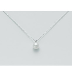 Collana Yukiko perla pendente con diamanti PCL3931YVX