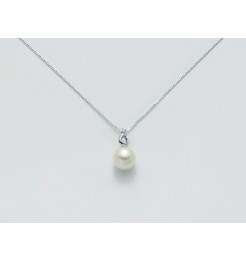 Collana Yukiko perla pendente con diamanti PCL3169YX
