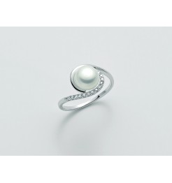 Anello Yukiko perla e diamanti PLI1549YX