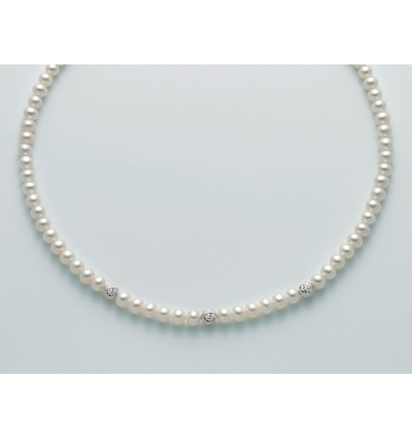Collana di perle Yukiko in oro PCL4982BY
