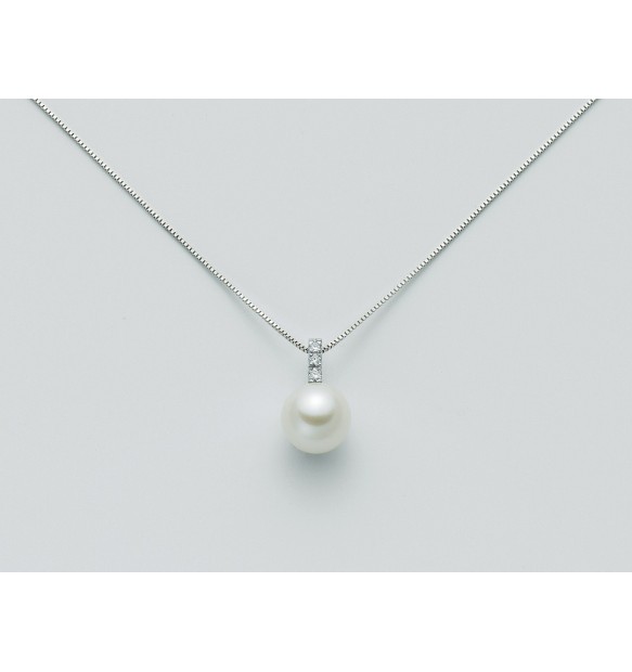 Collana Yukiko perla pendente con diamanti PCL2438Y