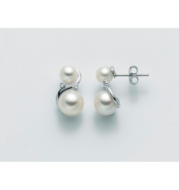 Orecchini Yukiko perle e diamanti PER2229Y