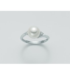 Anello Yukiko perla e diamanti PLI1095Y