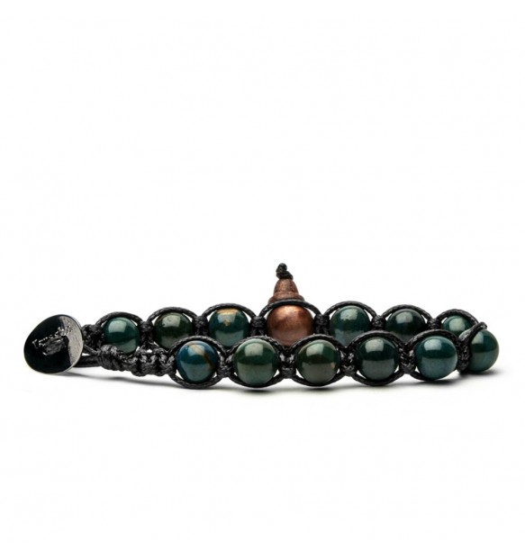 Bracciale Tamashii stone collar verde BLACKS900-218
