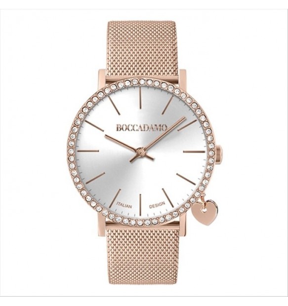 OROLOGIO MYA BOCCADAMO DONNA MY022 ACCIAIO ROSE'